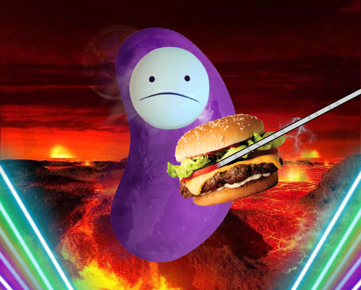 Made by Me Drakula, Fanart of this dumb ass steam game i love, bean by AJavacado